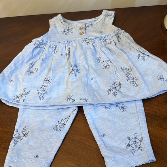 Carter's Other - Carter’s girls size 3 months sleeveless shirt and pants new without tags